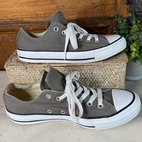 Converse All Star Chuck Taylor Low Top Double Tongue Sneakers Women's 9 Men's 7 - Picture 5 of 11